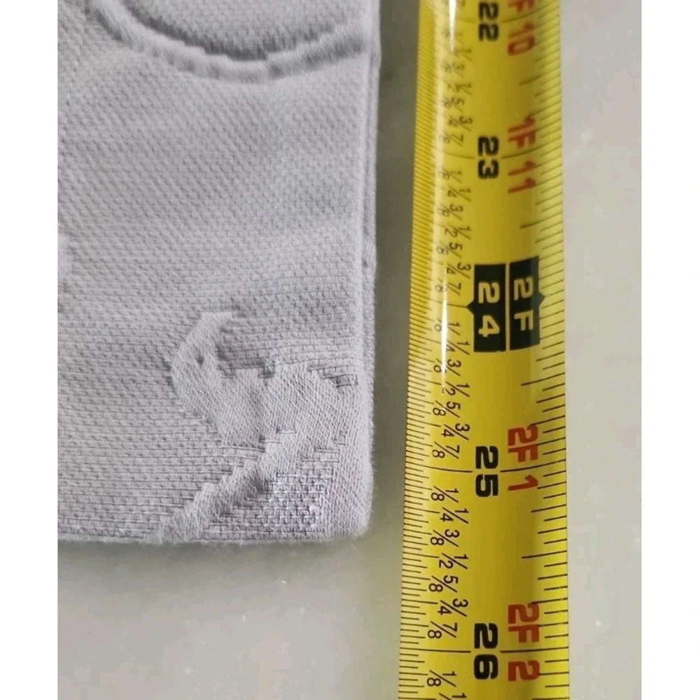 2/Pearl Gray Blue Frontgate Matelasse Euro Shams 100% Egyptian Cotton 27x25 READ
